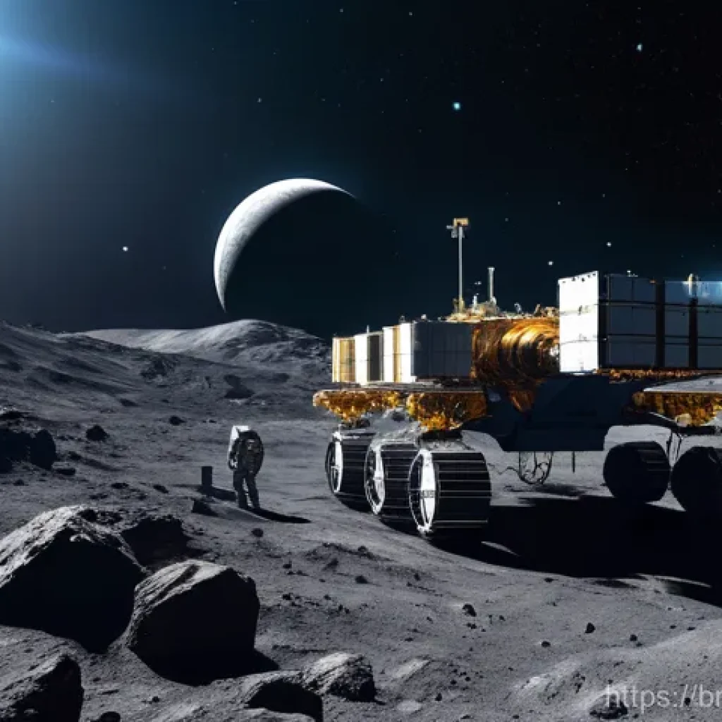 우주 광물 자원 개발 - Asteroid Mining Operation on 16 Psyche**

Prompt: A highly detailed, realistic rendering of an advan...