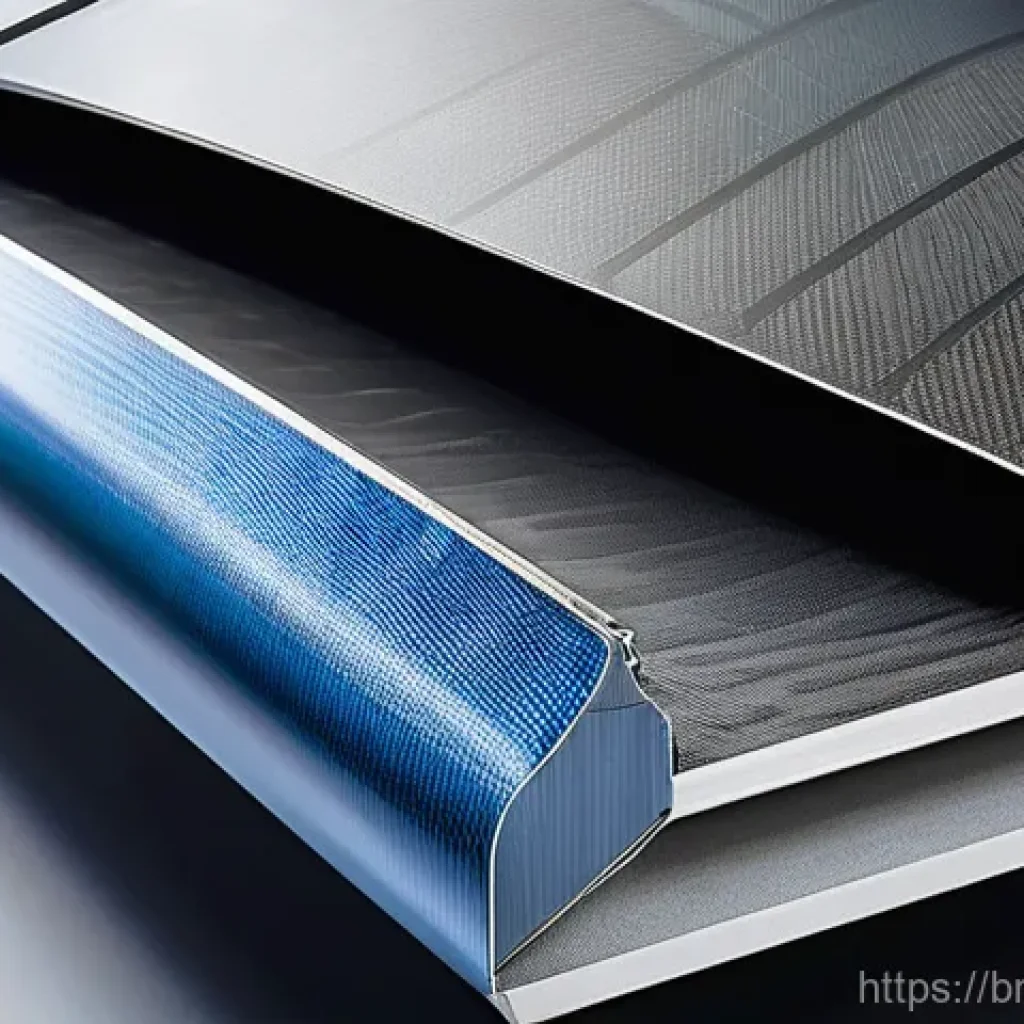 복합재료 항공기 구조 - **Prompt:** A visually striking split image comparing aircraft construction materials. On the left s...