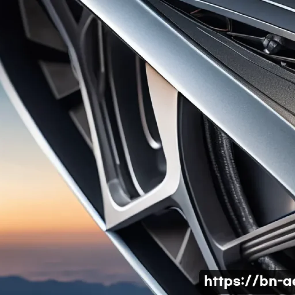 항공우주 재료공학 - A highly detailed close-up of aerospace materials showcasing lightweight titanium and aluminum alloy...